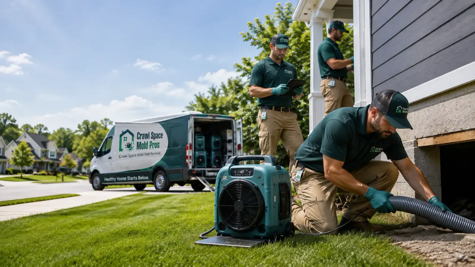 Crawl Space Mold Removal in Dorris, CA